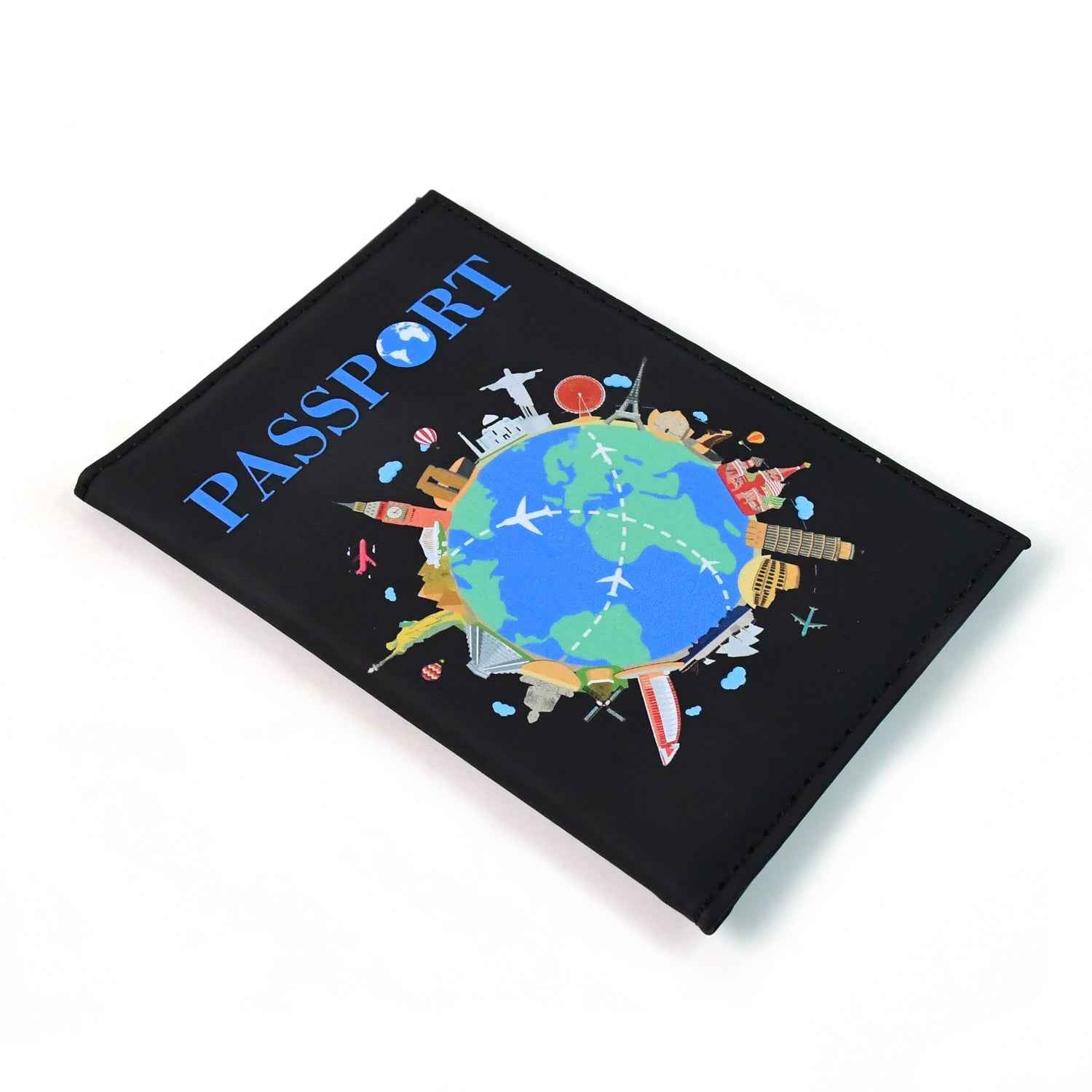 World Map Passport Holder – Stylish Durable Travel Cover