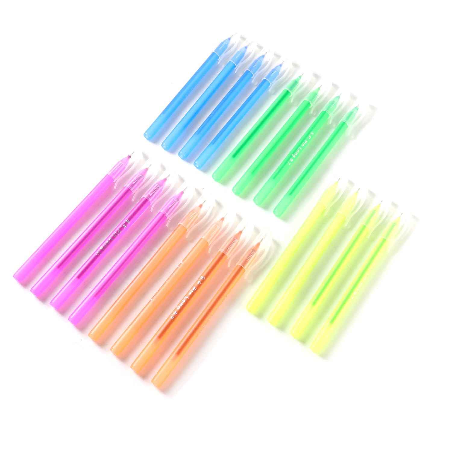 Colorful Ballpoint Pen Set – Smooth & Vibrant 20 Pcs Writing Pack