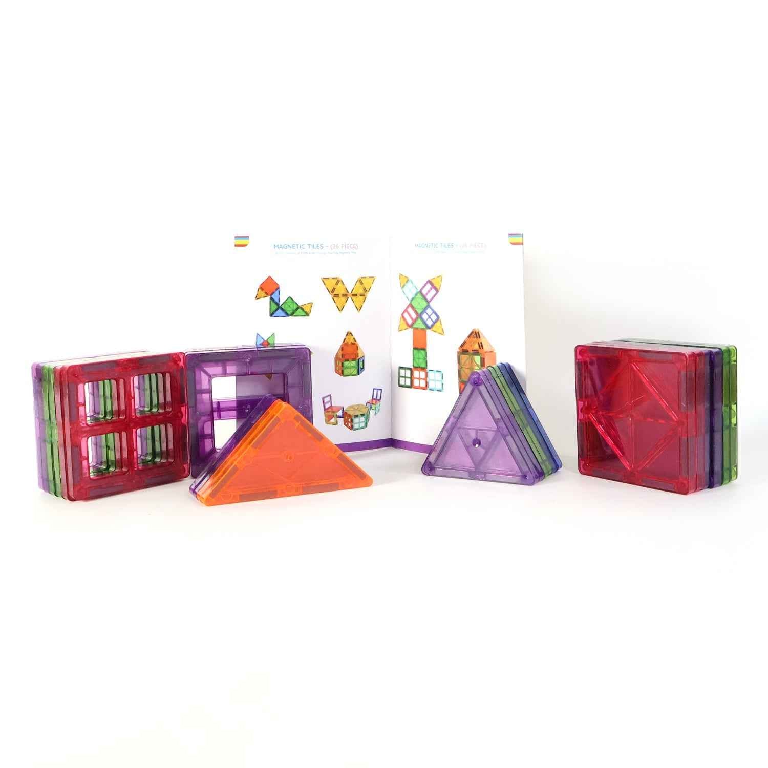 Magnetic Building Tiles Set – 26 Pieces for Creative STEM Play