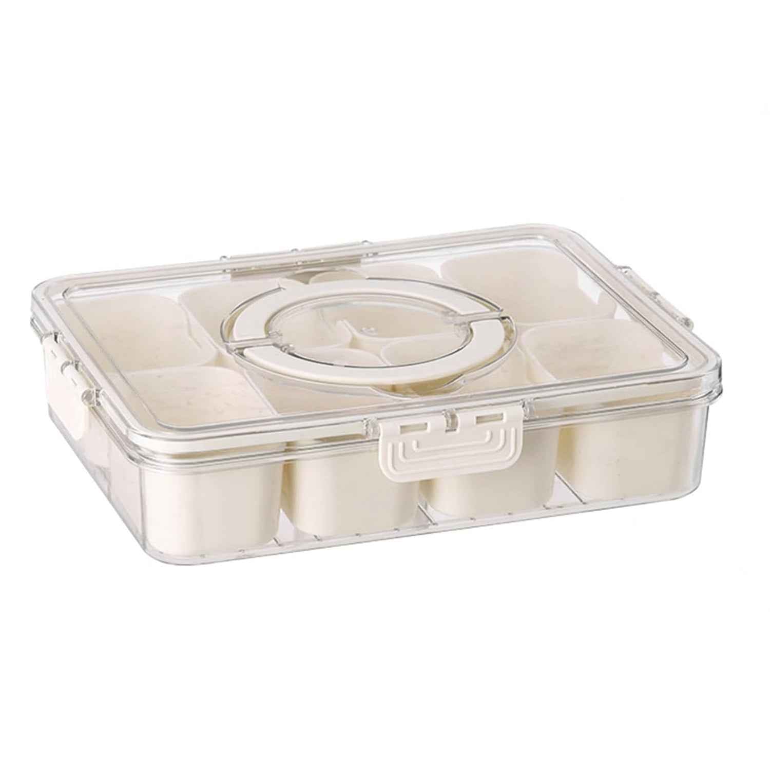 6-Compartment Fridge Storage Box – Leak-Proof, Space-Saving Organizer