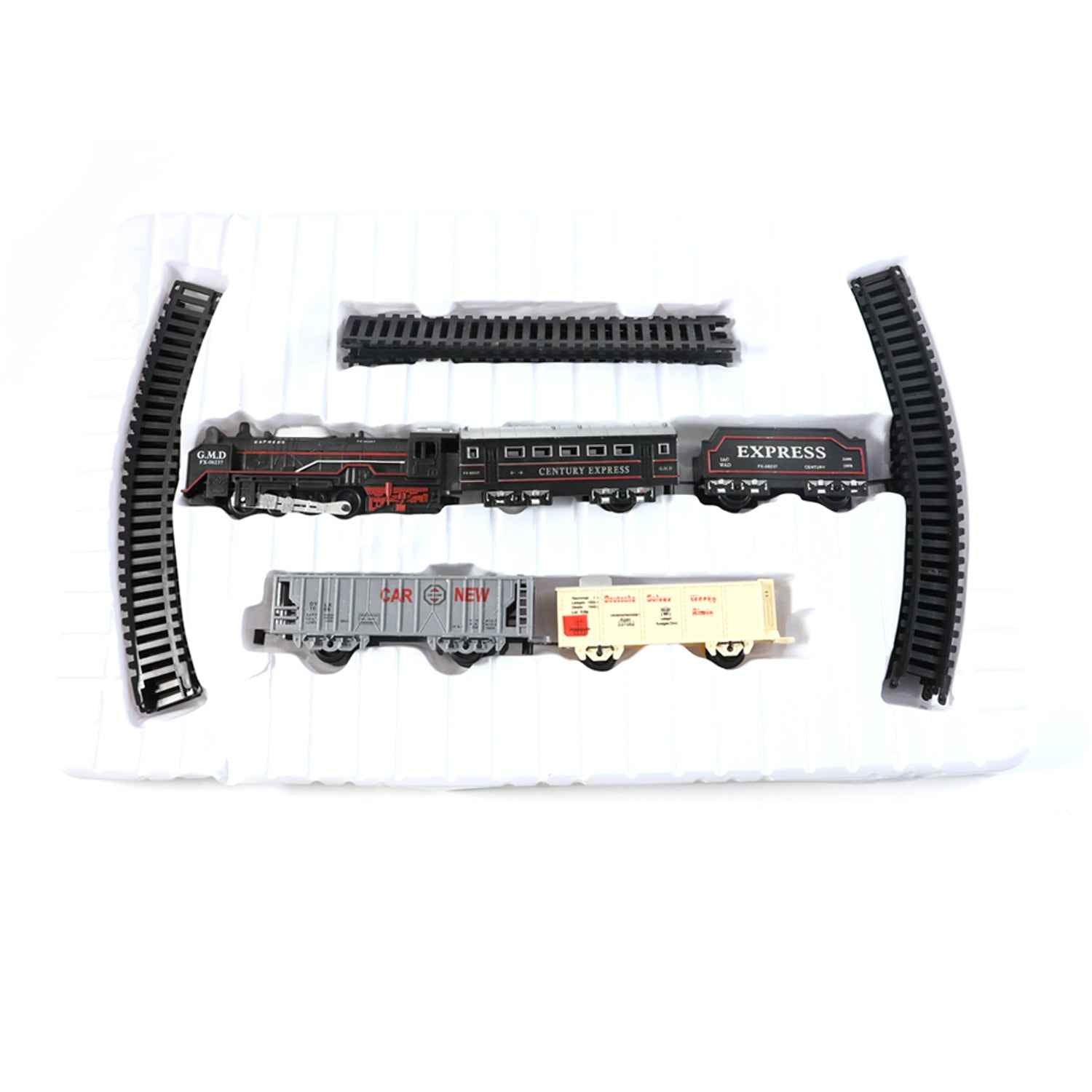 Battery Operated Toy Train Set – 19-Piece Track Playset for Kids