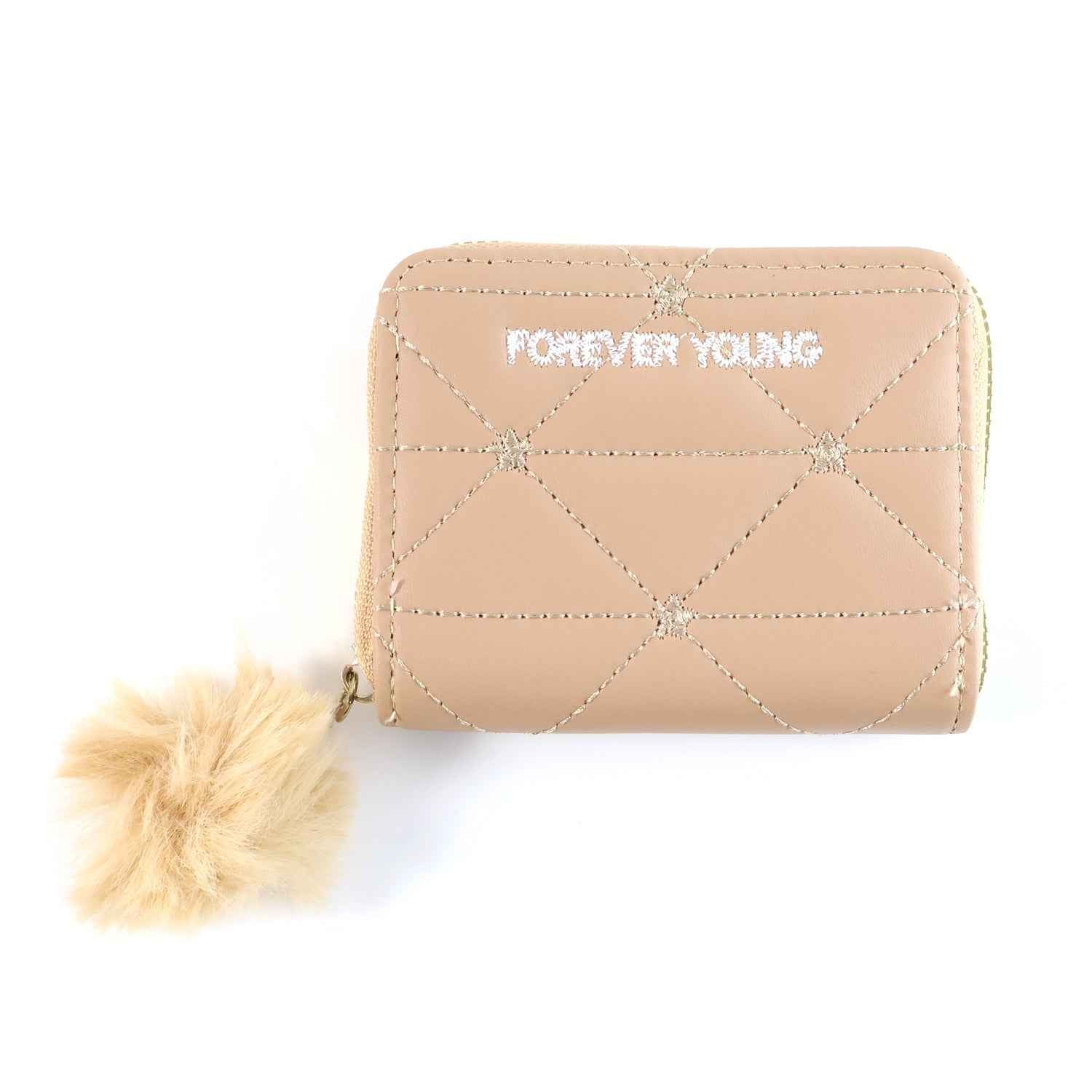 Kids Wallet with Soft Fur Zip Puller – Compact & Stylish Purse