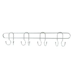 Stainless steel hanger rack for kitchen, bathroom, and bedroom organization