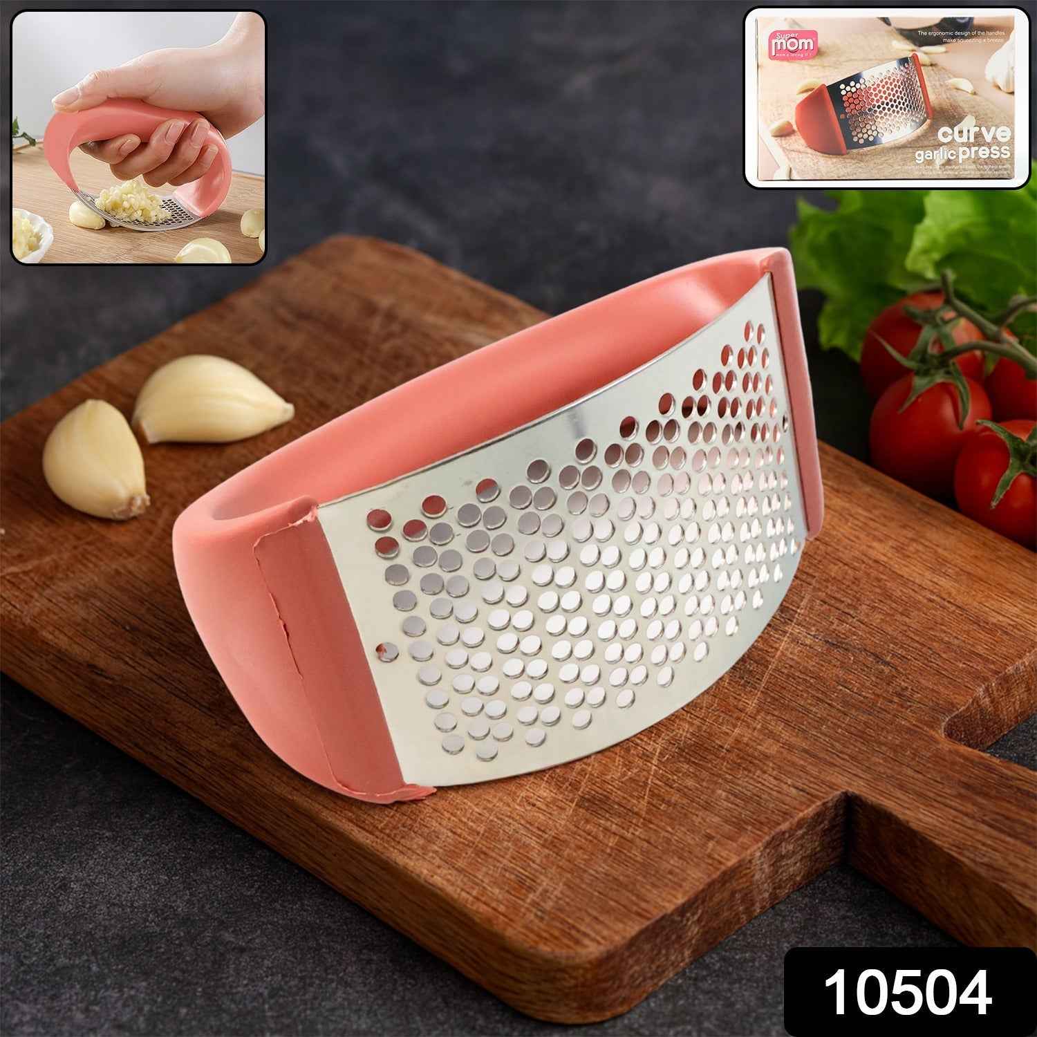 Garlic Press – Ergonomic Curve for Easy Crushing