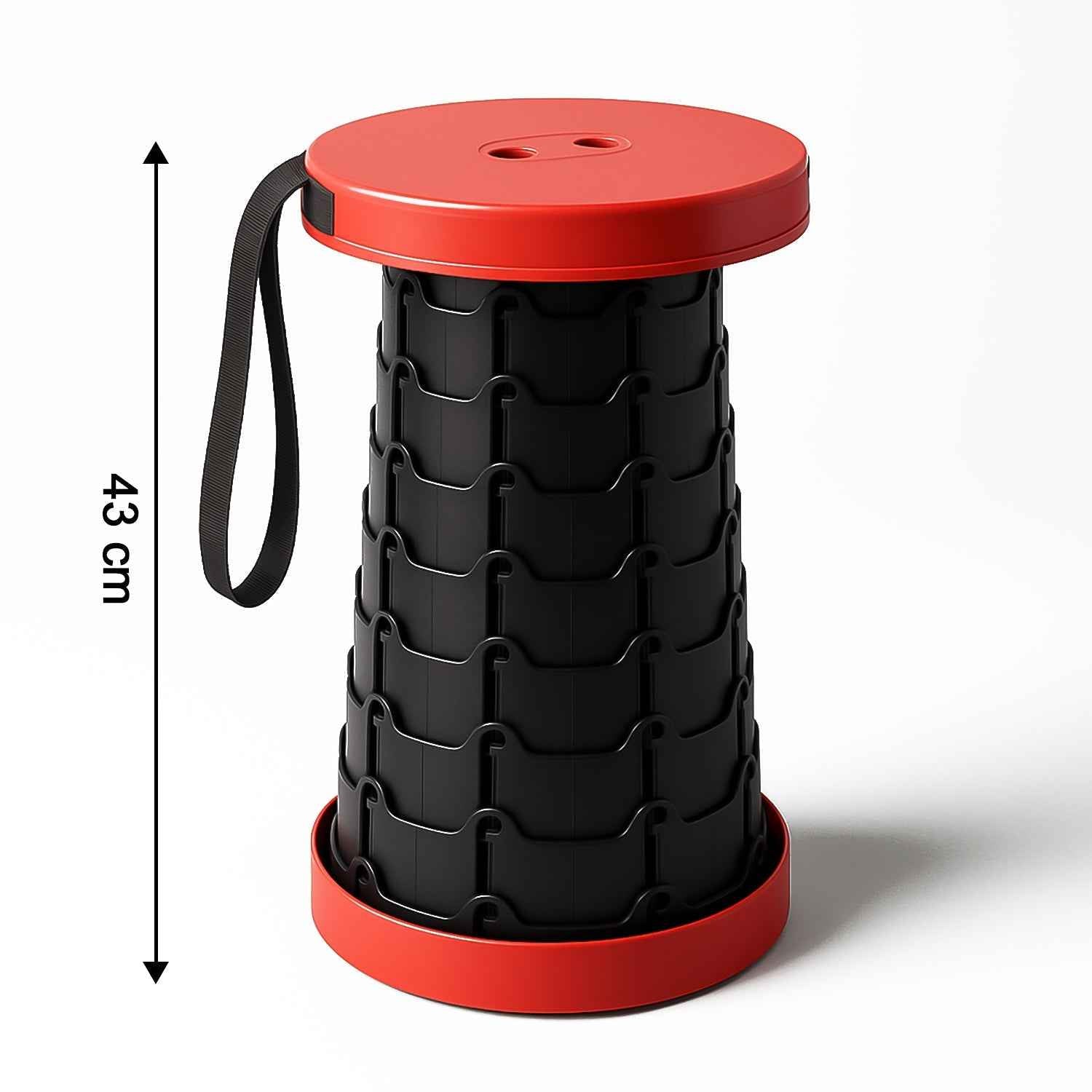 Telescopic Folding Stool – Adjustable Compact Portable Seat