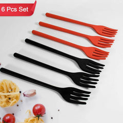 Silicone Cooking Forks – Heat-Resistant 6-Pc Set | Indo Glow