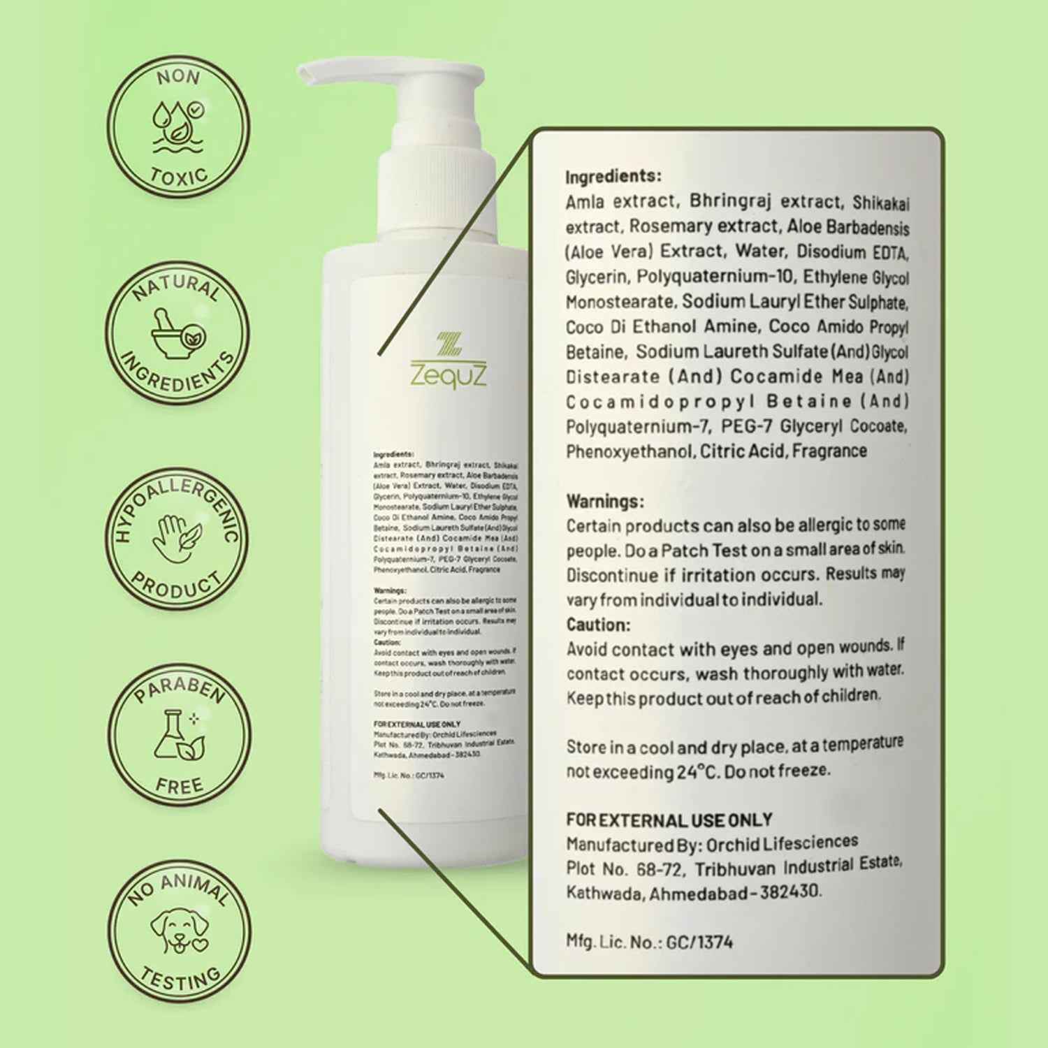 Anti Hair Fall Shampoo – Strengthens & Smoothens Hair 250ml