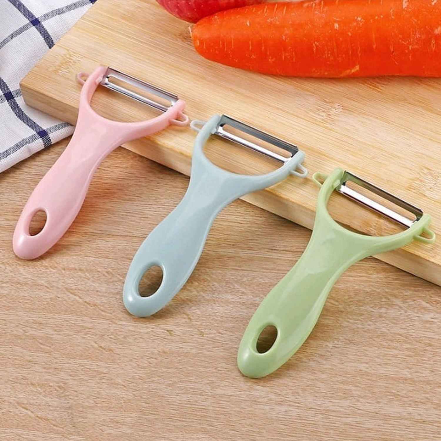 Kitchen Knife Set – 3-Pc Peeler & Stainless Steel Knives | CookAura