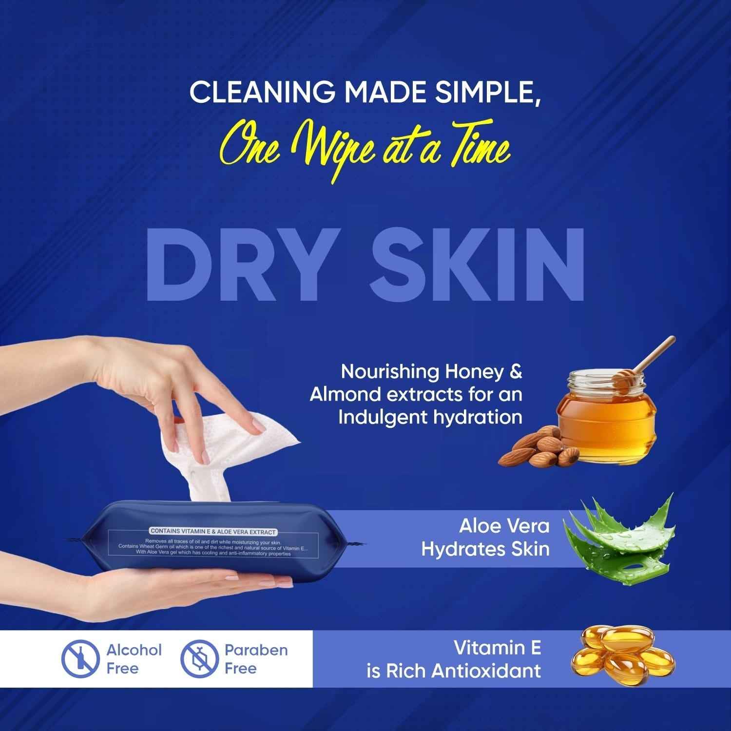 Gentle Face Wipes for All Skin Types – 4x25 Pcs | Beautiful Basics