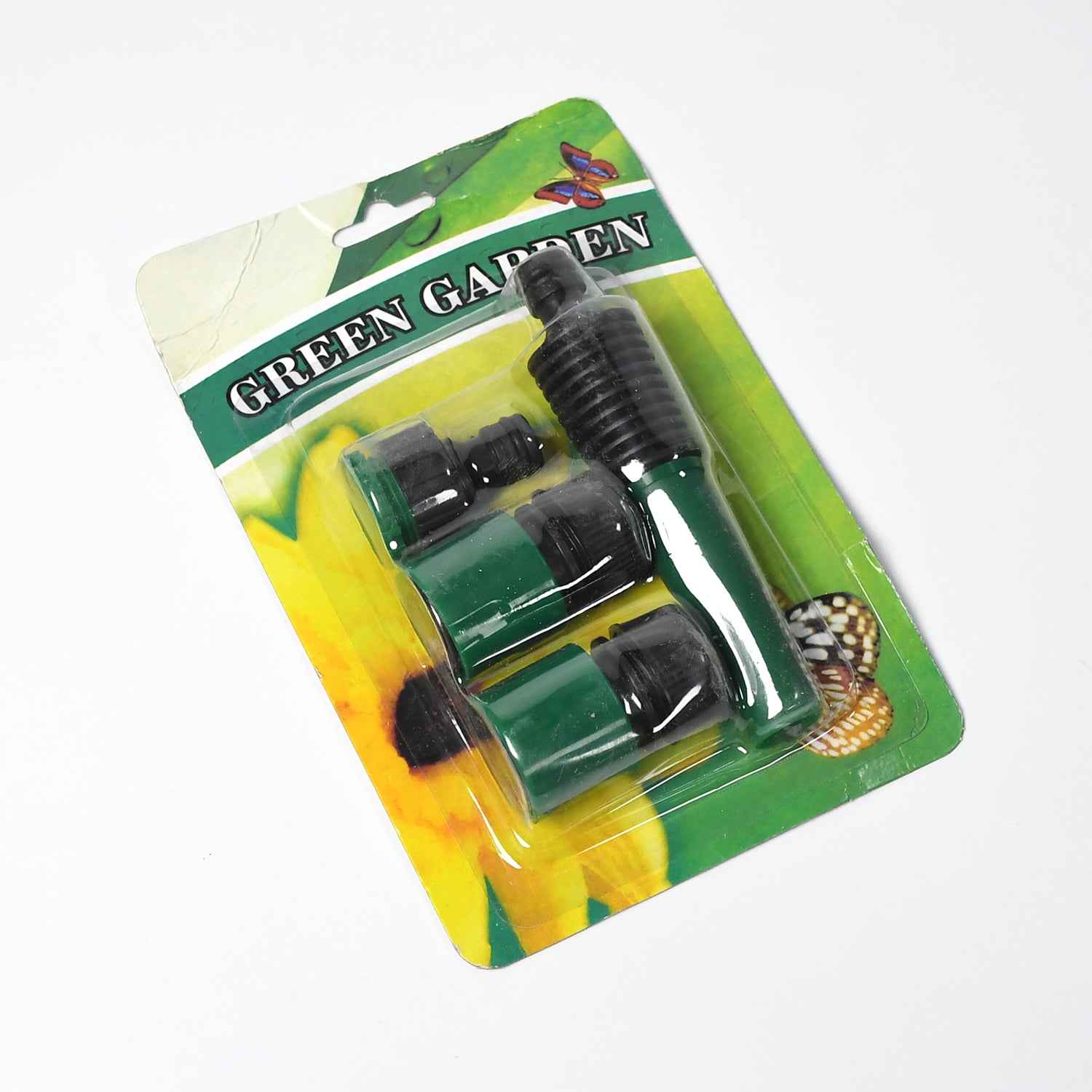 Garden Hose Nozzle Set – 4-Piece Durable Plastic | Grow Garden Tools