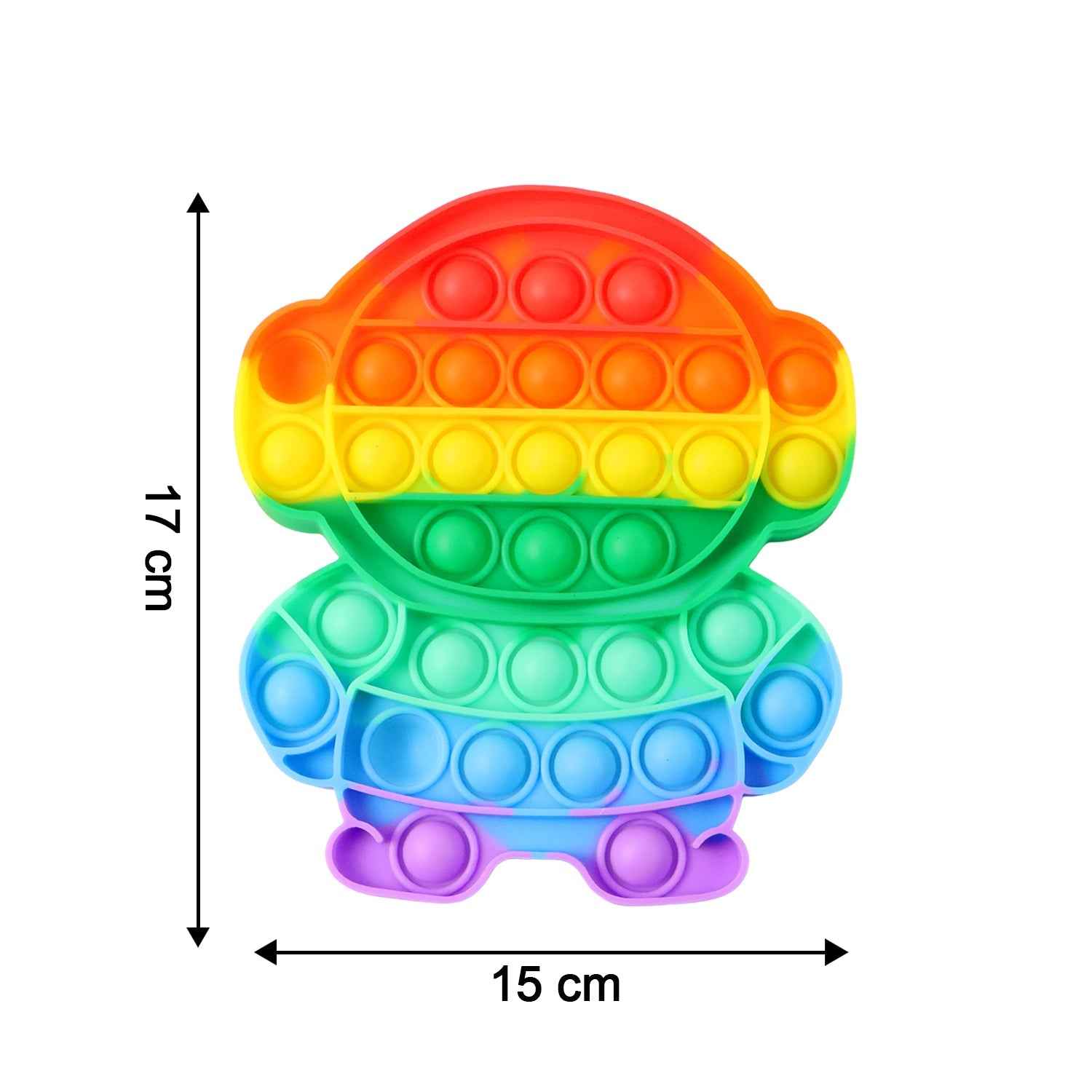 Silicone Pop It Fidget Toy – Stress Relief & Sensory Game