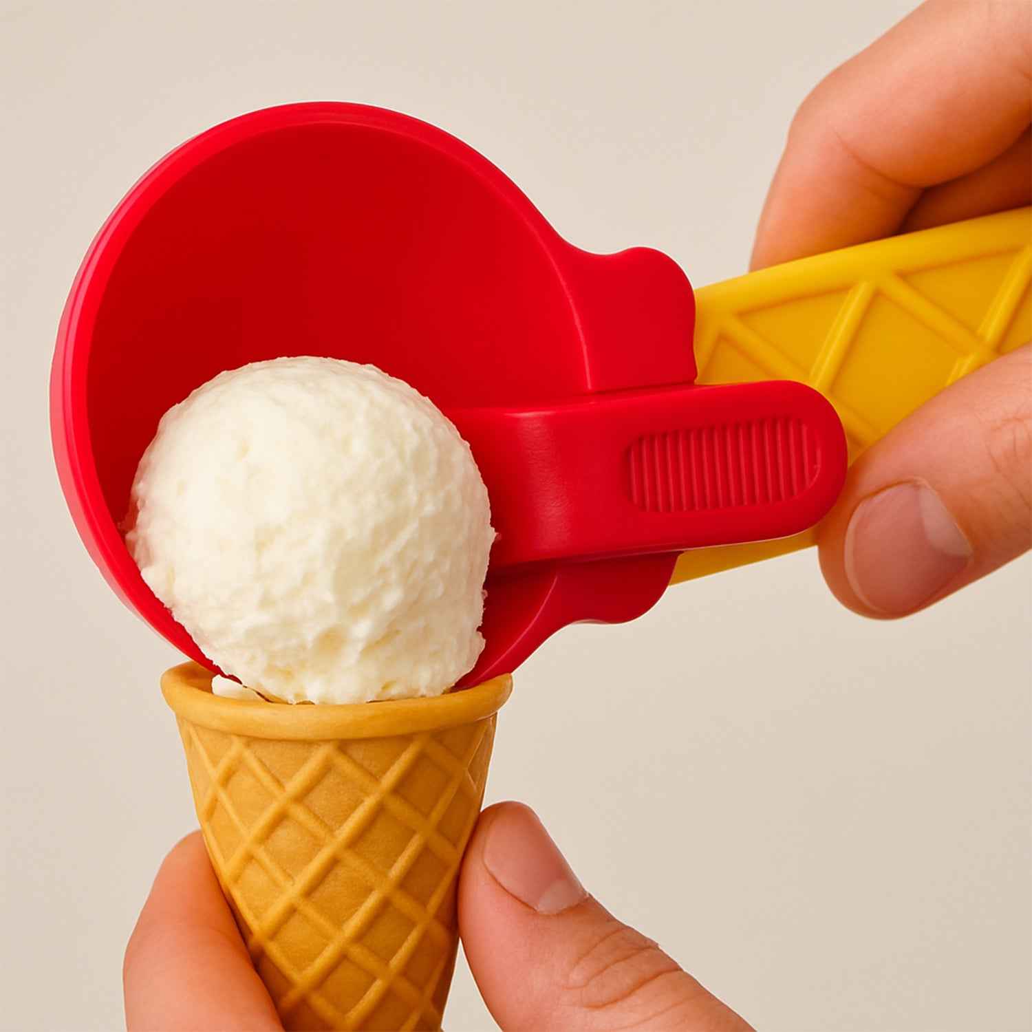 Ice Cream Scooper with Trigger Handle – Easy Melon & Sorbet Serving
