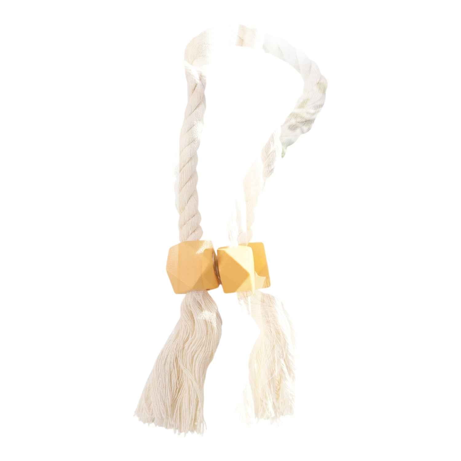 Magnetic Curtain Tieback – Elegant Braided Rope & Easy Hold