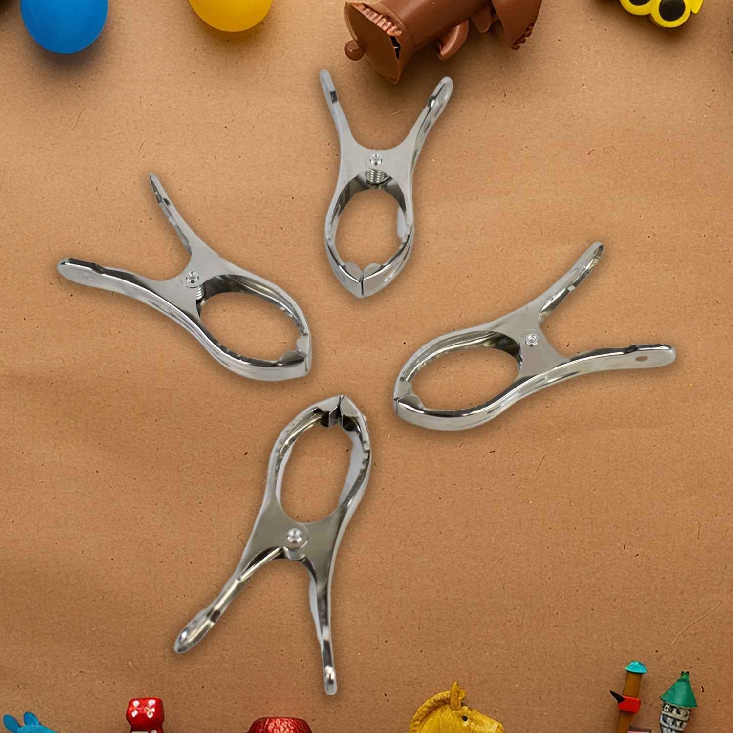 Stainless Steel Clothespins – Windproof, Durable Laundry Clips (10 Pcs)