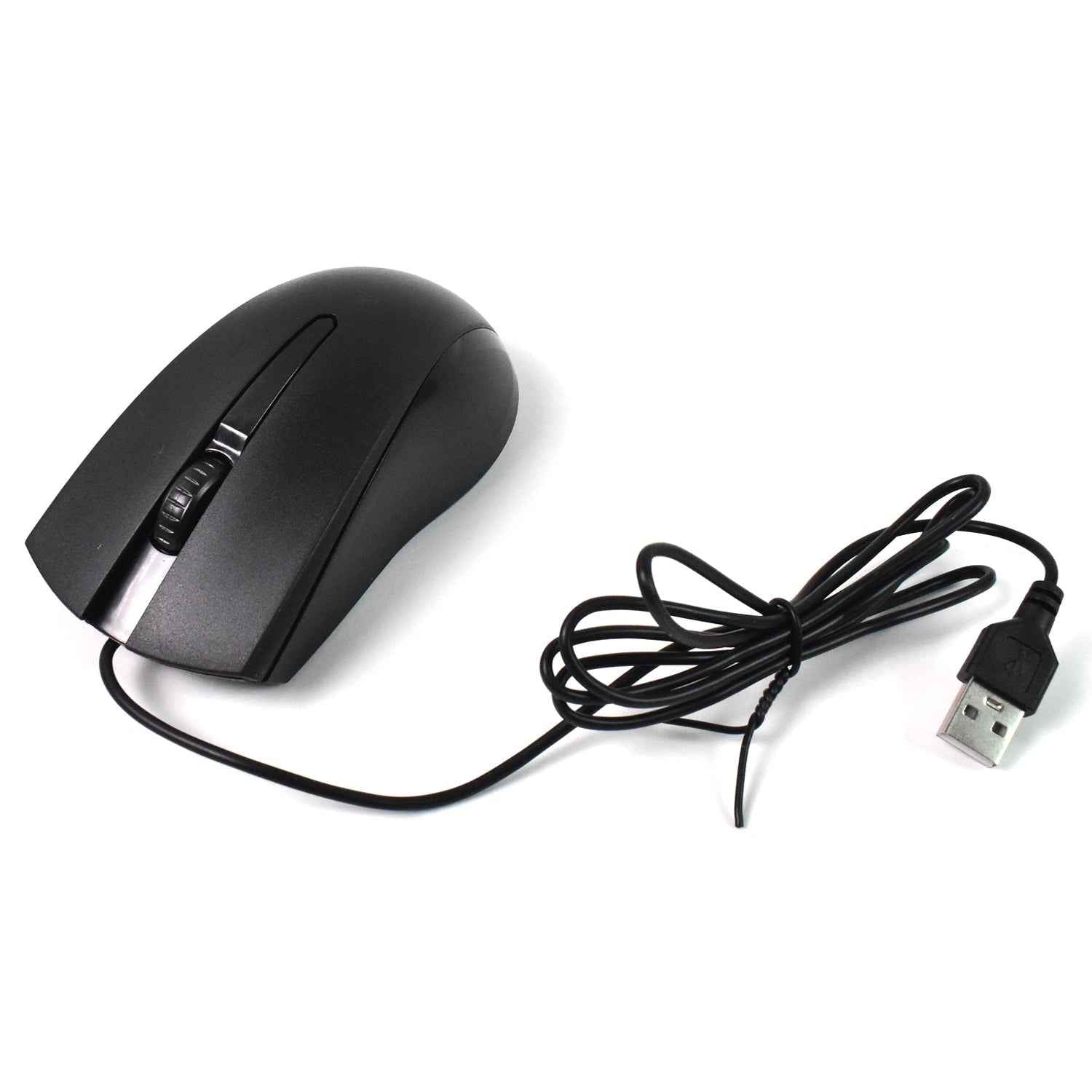 Angled perspective of the X2 Wired Optical Mouse, showcasing its modern finish.