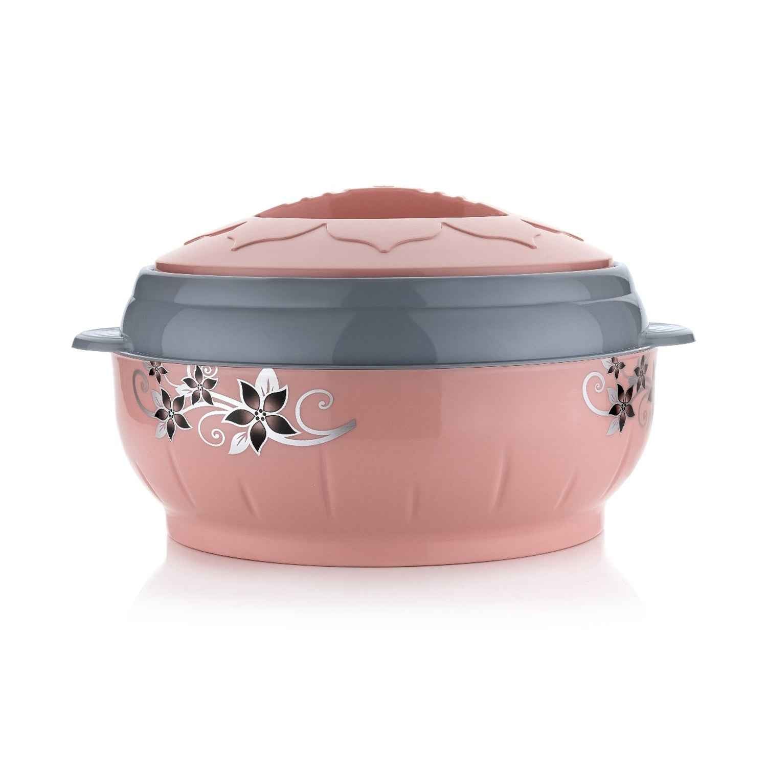 Insulated Casserole – 4500ml Floral Steel for Hot Food |