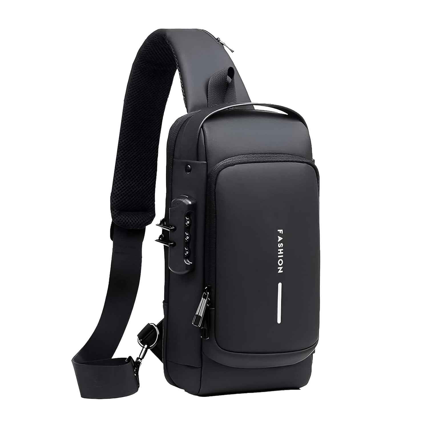 Anti-Theft Crossbody Sling Bag – Secure USB Charging Port
