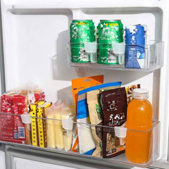Plastic Storage Baskets – 10 Pcs Adjustable Refrigerator Organizer