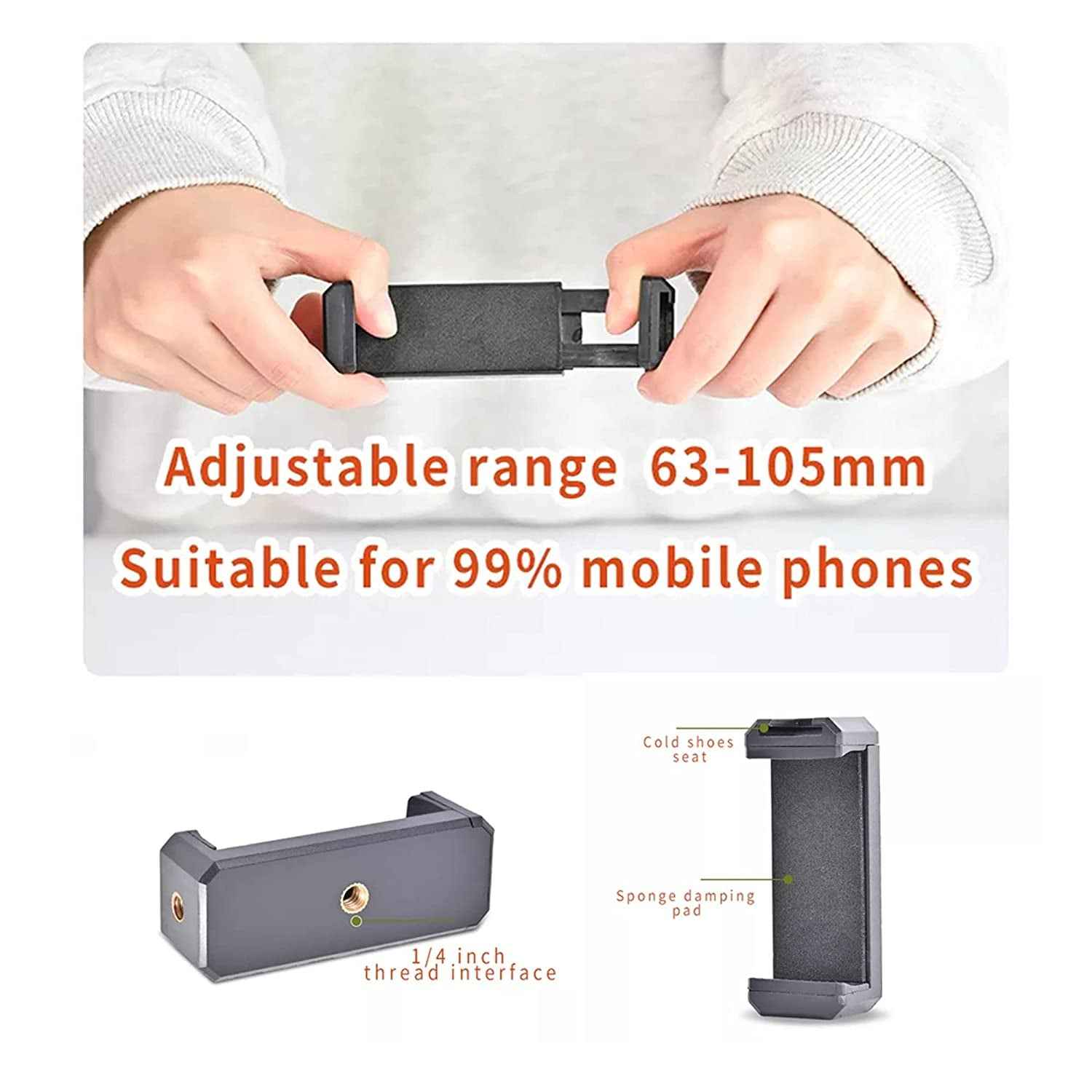 Vlogging Kit – Mini Tripod, Mic & LED Light for Video Making | Mobiléon