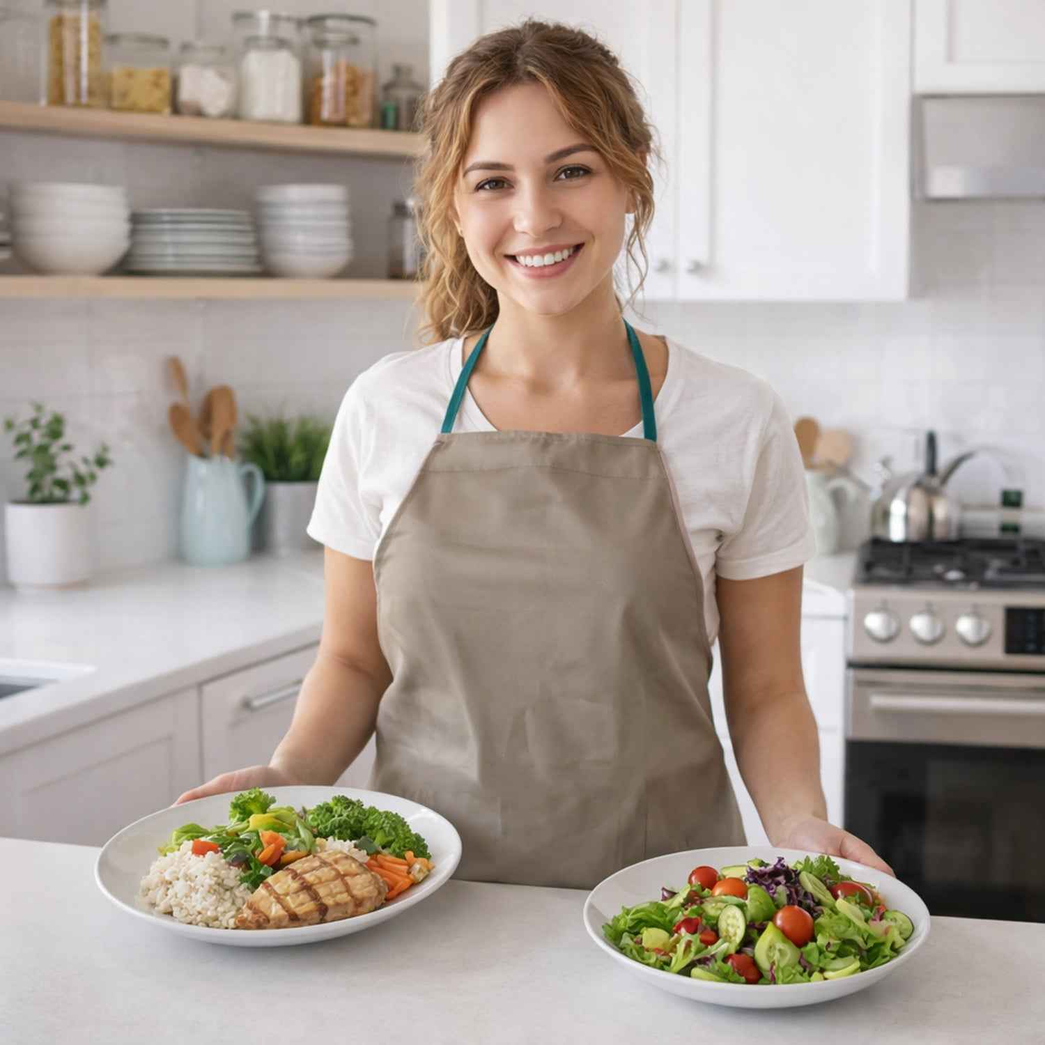 Cooking Apron – Full Coverage & Adjustable Multipurpose Kitchen Apron