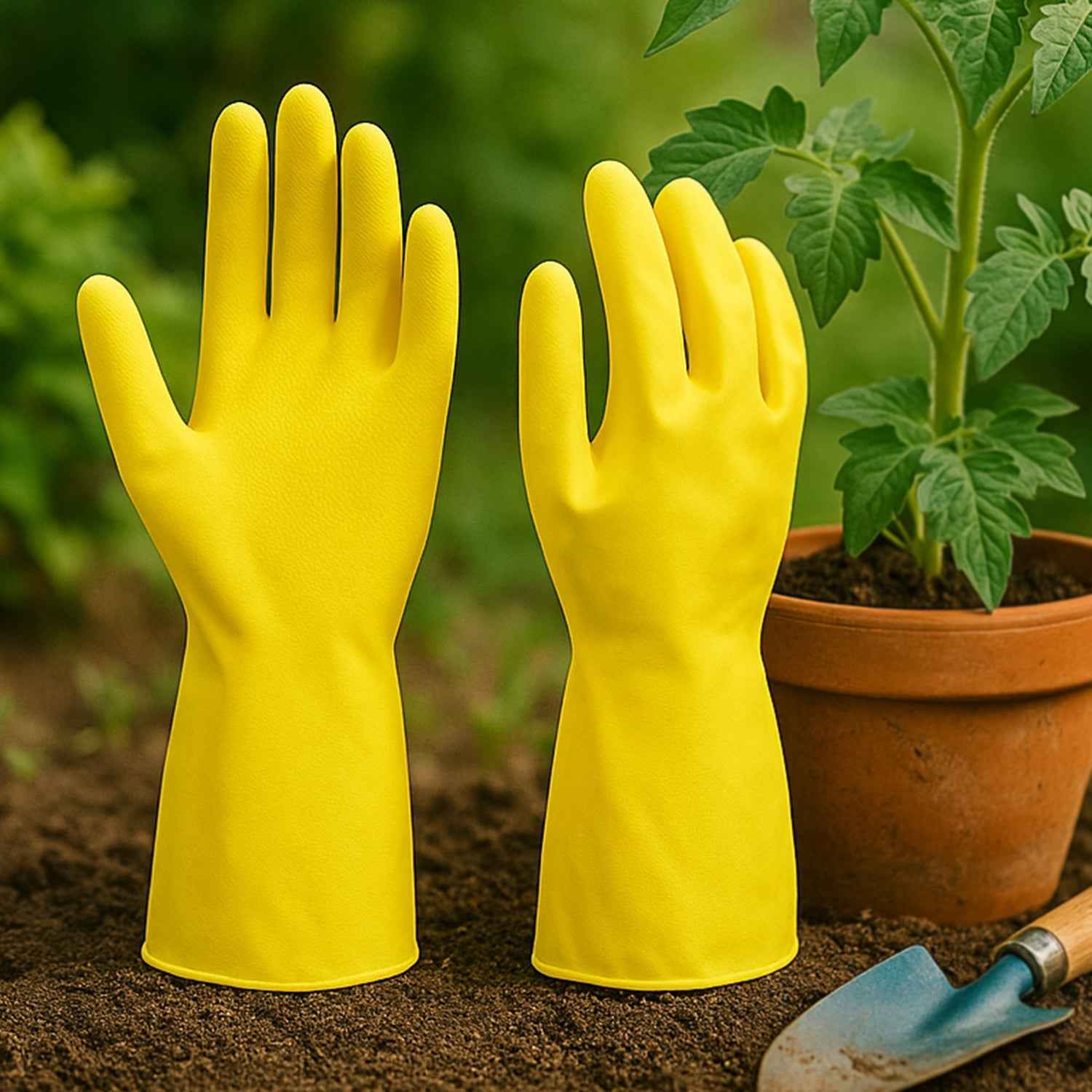 Cleaning Gloves – Durable Rubber for Home & Garden | SparkleTidy