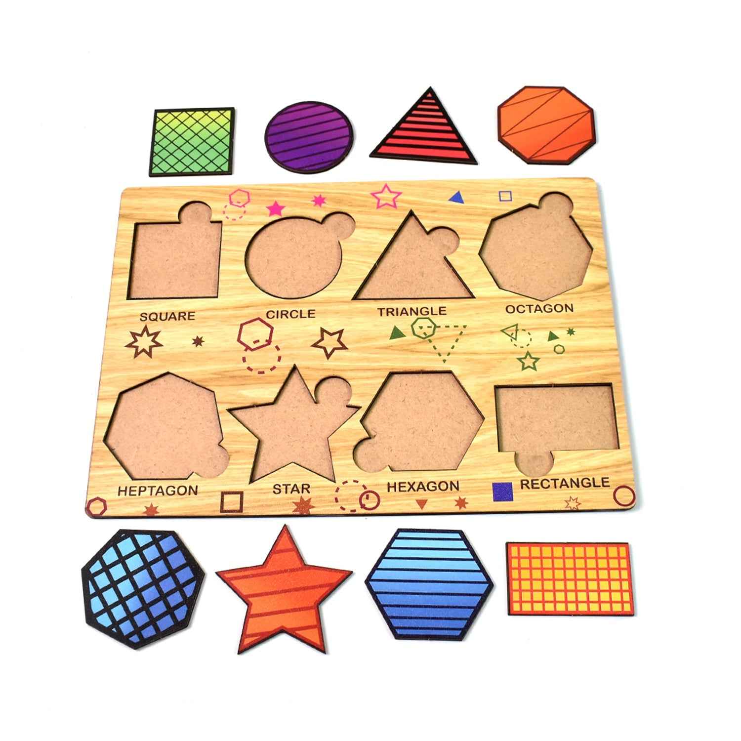 Wooden Triangle Puzzle – Educational Toy for Kids | Inventive Play