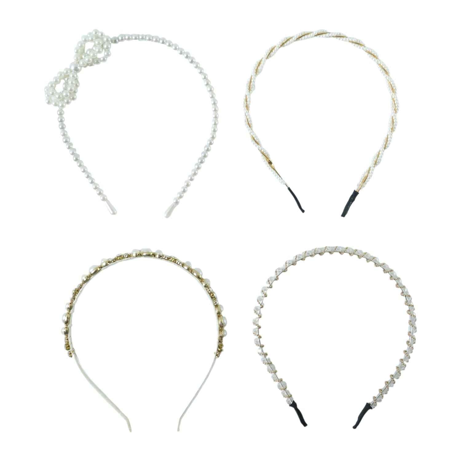 Pearl Beaded Designer Hair Band – Elegant Party Headband