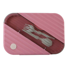 Plastic 3 Compartment Lunch Box for Kids – Organized & Portable
