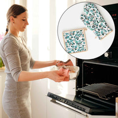 Cotton Oven Mitt – Heat Resistant & Stylish | Bake & Dwell
