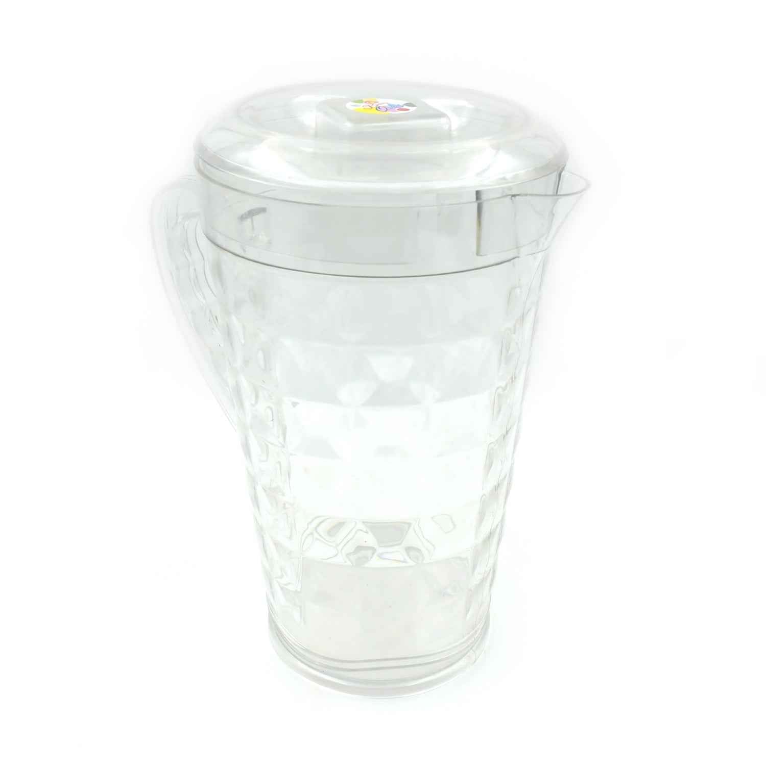Mocktail PET Plastic Jug – Diamond Cut Design, BPA-Free | ChillPour
