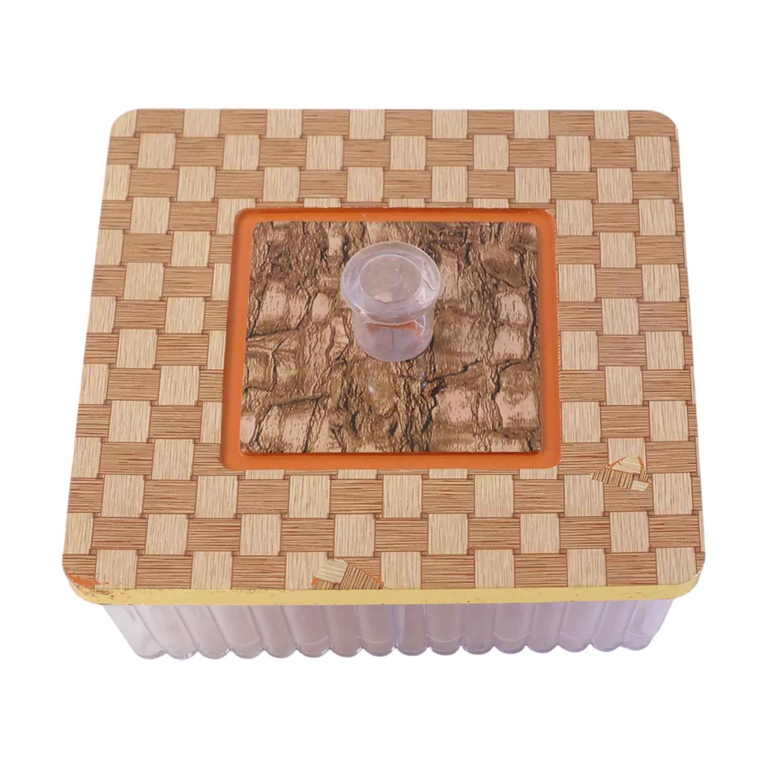 Plastic Dry Fruit Box – 4 Compartment Airtight Storage | Lunchie Bunchie