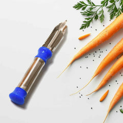 Stainless Steel Vegetable Peeler – 2-in-1 Dual Blade | Indo Glow