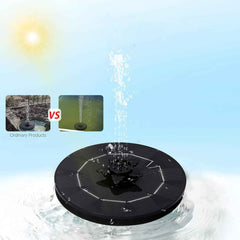 Solar Floating Water Fountain – 5 Spray Modes | Garden Vera