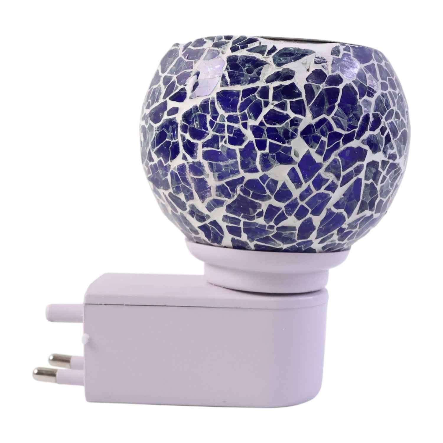 Mosaic Glass Night Lamp – Decorative Warm Glow Plug-in Light