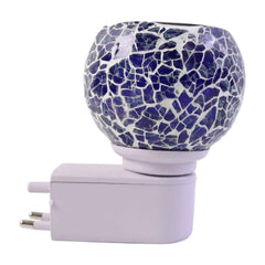Mosaic Glass Night Lamp – Decorative Warm Glow Plug-in Light