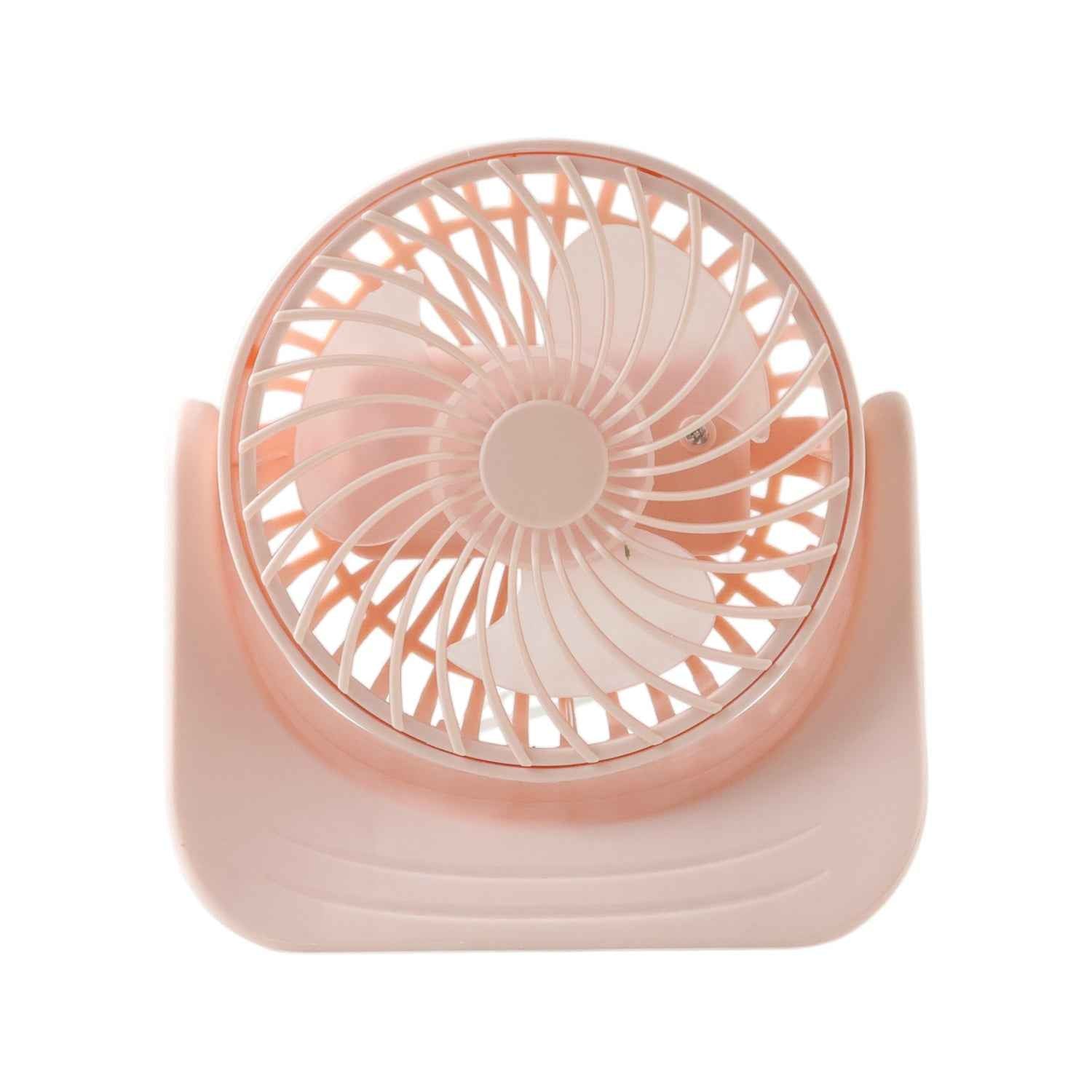 Silent Mini Desk Fan – Rechargeable, Adjustable Tilt & USB