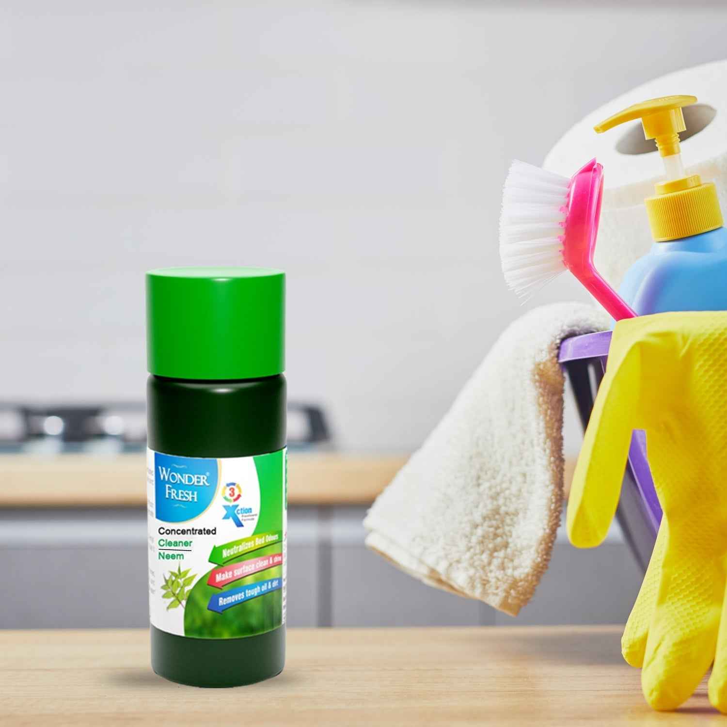 Floor Cleaner Liquid – Disinfectant & Insect Repellent | Wonder Fresh