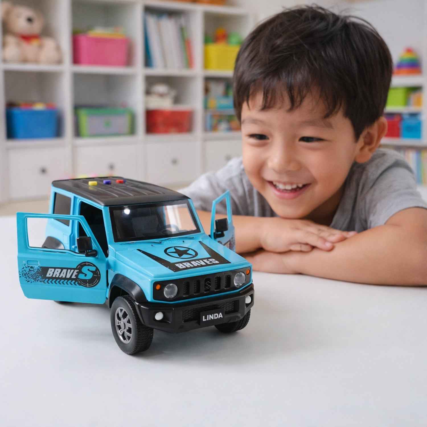 Kids Off-Road Toy Car – Rugged & Lighted Adventure Vehicle