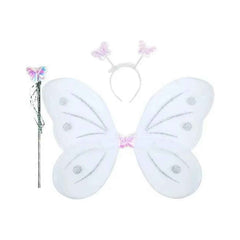 Baby Girl Butterfly Wings – Multi-Color Fairy Costume Set | Little Fashionistas