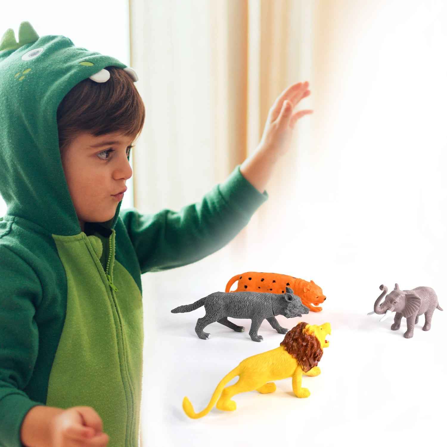 Wild Animal Toy Set for Kids – Educational Safari Play Pack