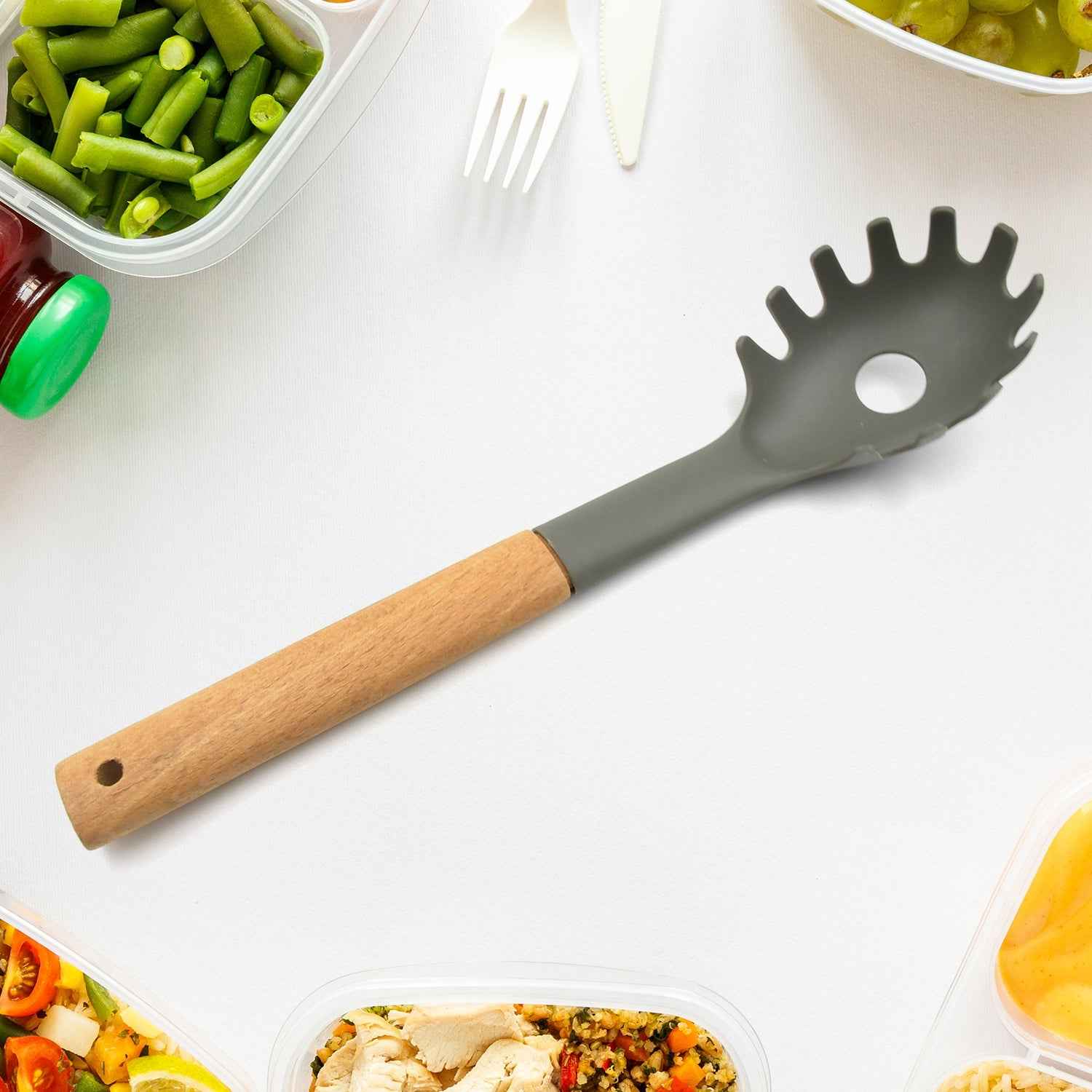 Plastic Pasta Fork – Non-Stick Kitchen Utensil | Serve Stellar