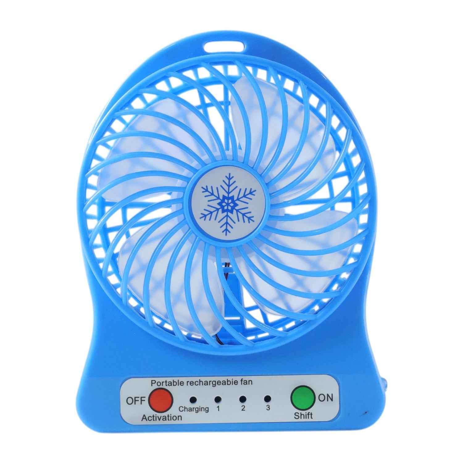 Portable Mini Table Fan – Rechargeable with Detachable Battery