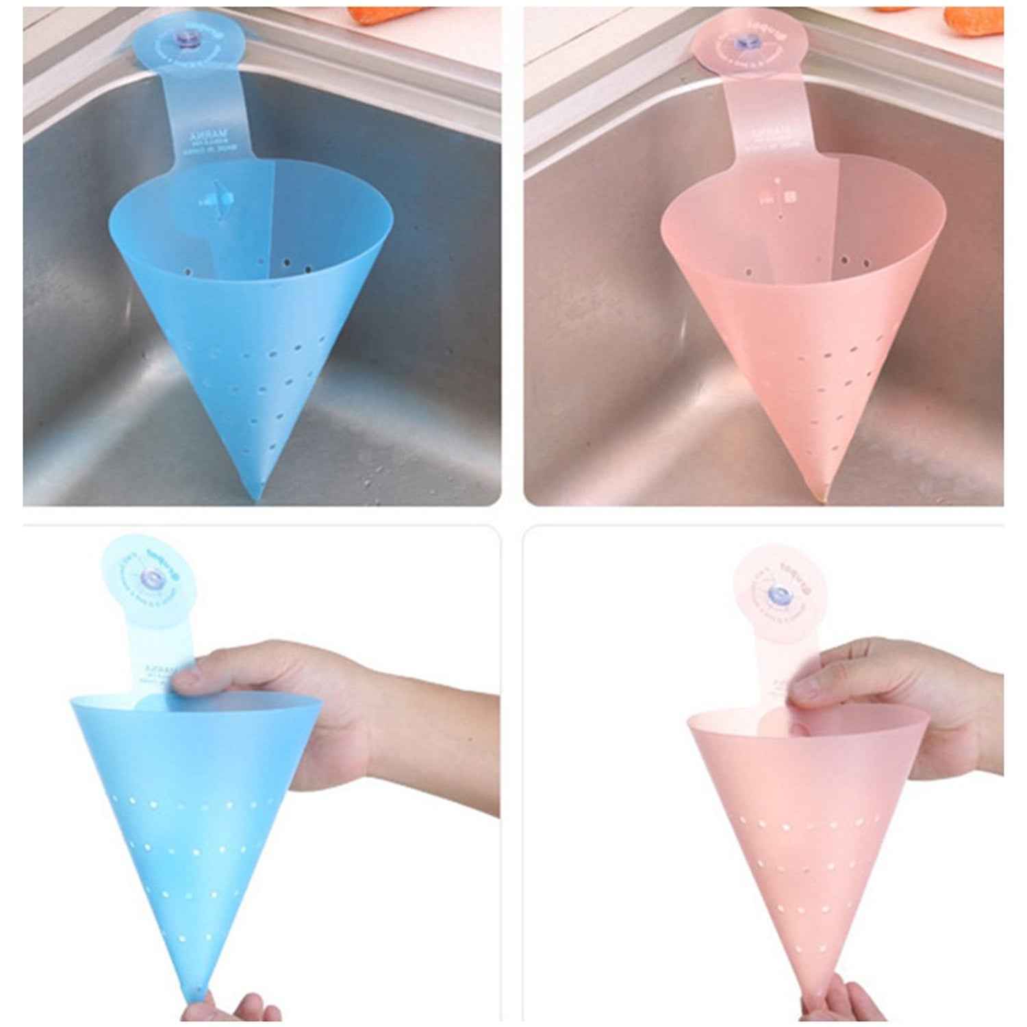 Hanging Sink Corner Strainer – Space-Saving Kitchen Organizer