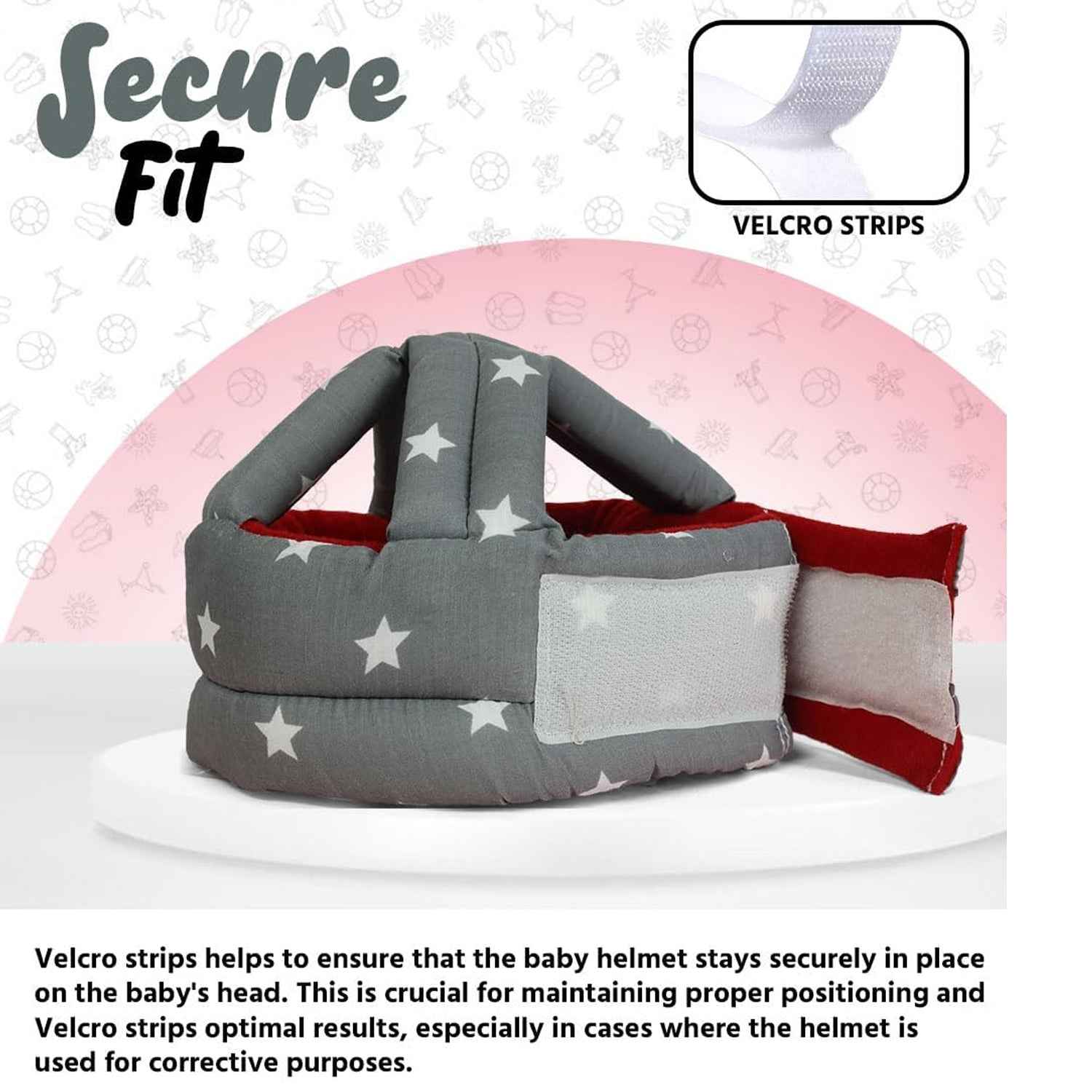 Baby Safety Helmet – Soft Head Protection for Crawling & Walking