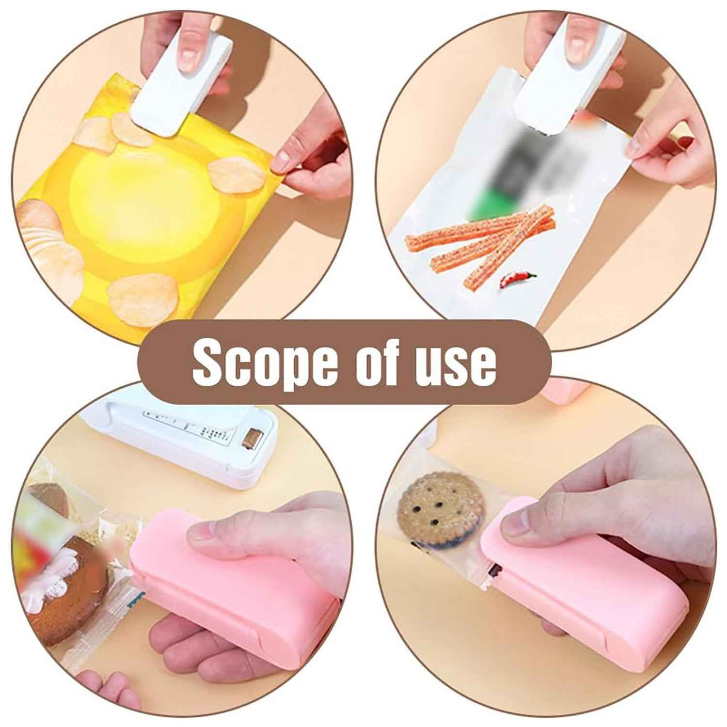 Mini Heat Sealer Machine – Portable Battery Operated Bag Sealer