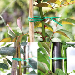 Reusable Green Twist Tie Roll – Flexible Multipurpose Wire with Cutter