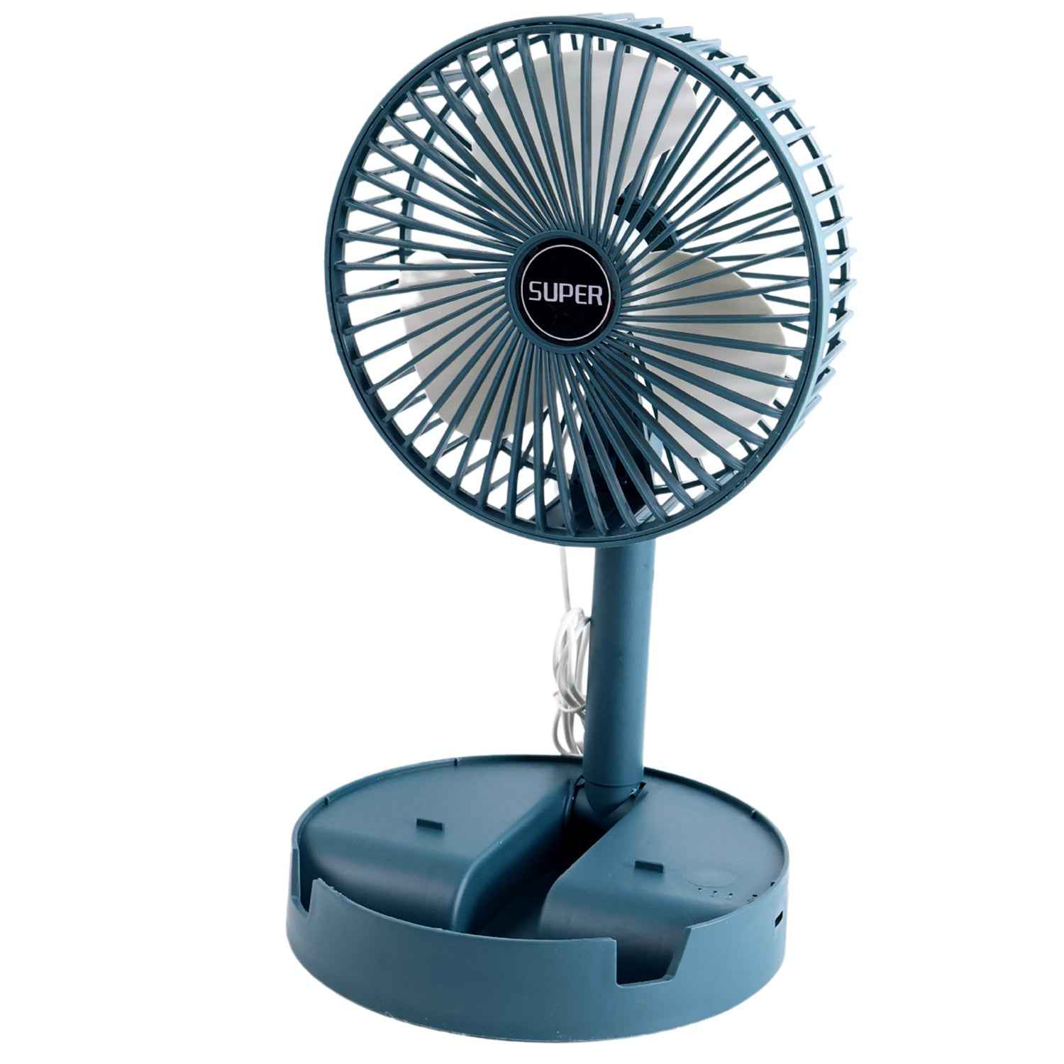 Portable Desktop Fan – Adjustable, Silent, Foldable | Velvet Wellness