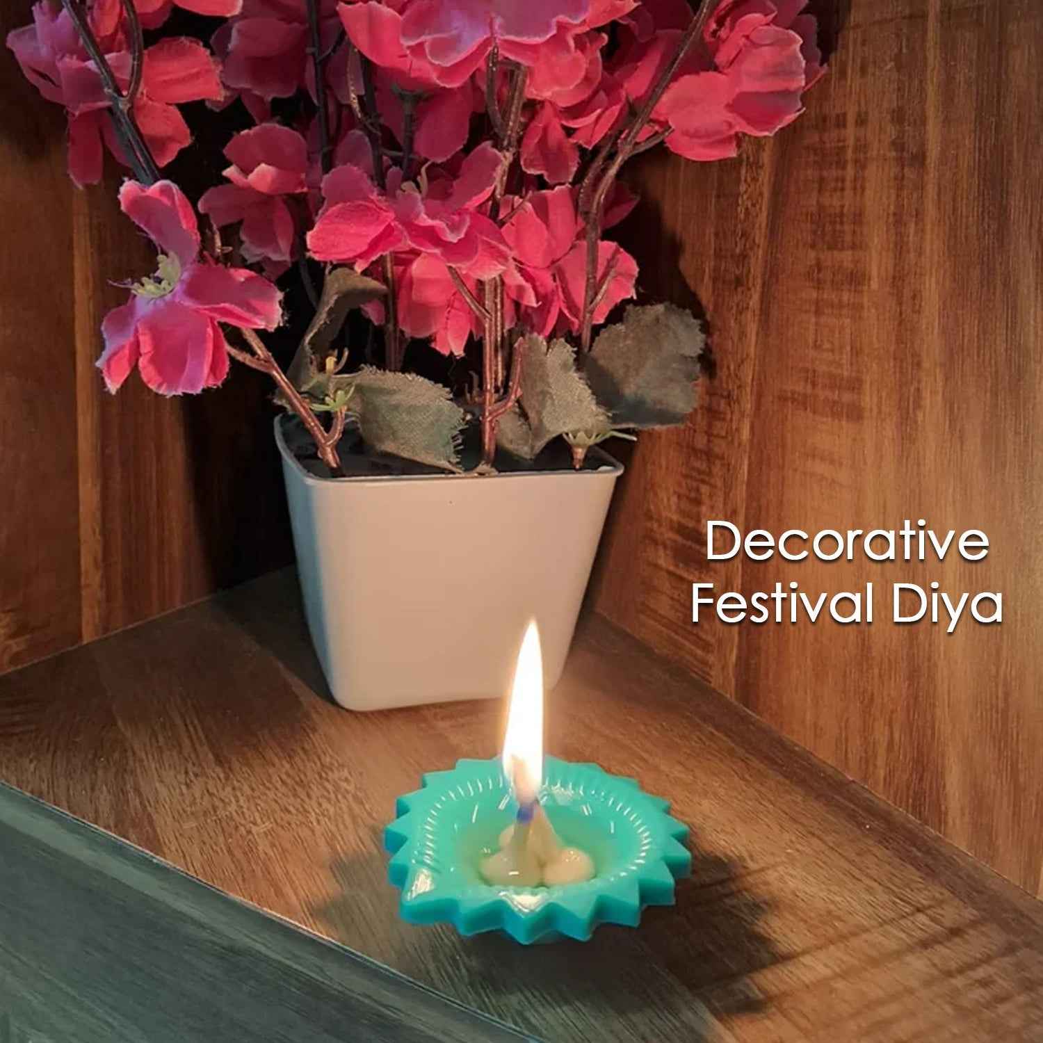 Colourful Silicone Diya – Festive Diwali Decor | Giftoiza
