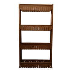 Multipurpose Plastic Storage Rack – 4 Layer with Wheels for Home