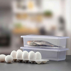 Organivo 1500ML freezer containers with lids and drain plates for fresh produce.